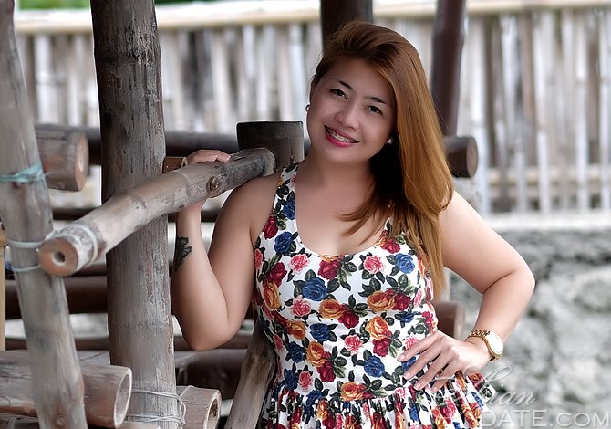 Caring Asian Member Photo Maria Jennifer From Davao City 36 Yo Hair 